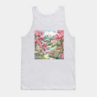 Chinoiserie and botanicals II Tank Top